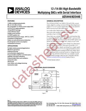 AD5444YRMZ datasheet  